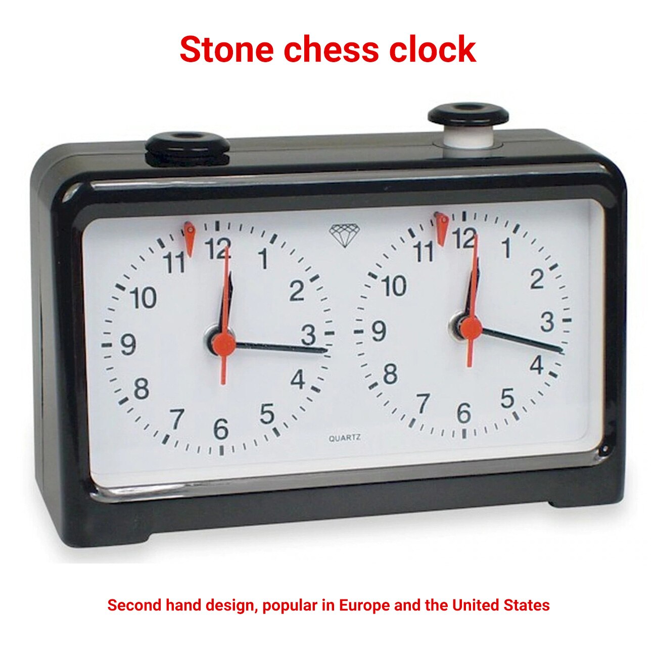 International Chess Clocks Portable Chess Board Competition Windup Countdown Chess Game Electronic Alarm Stop Timer: Default Title