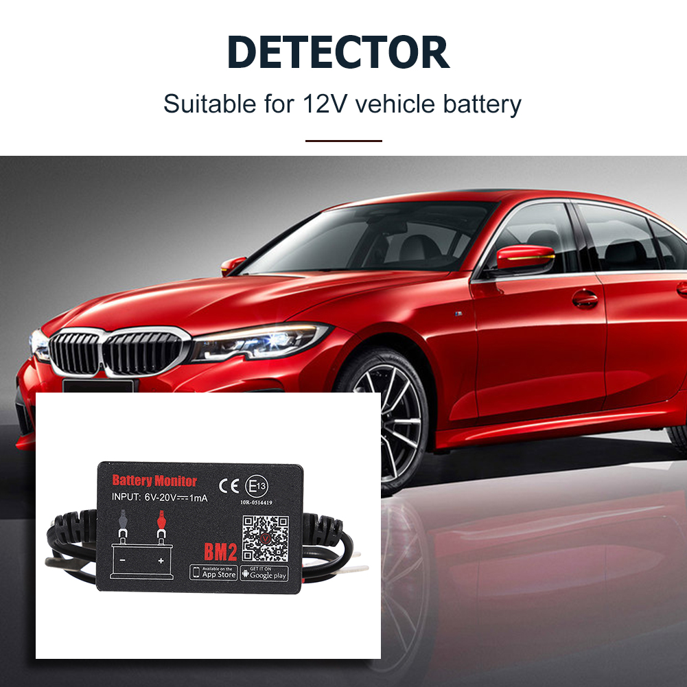 12V Car Lead Acid Lithium Battery Monitor Tester Vehicle Repair Diagnostic Tools Automobiles Parts Accessories