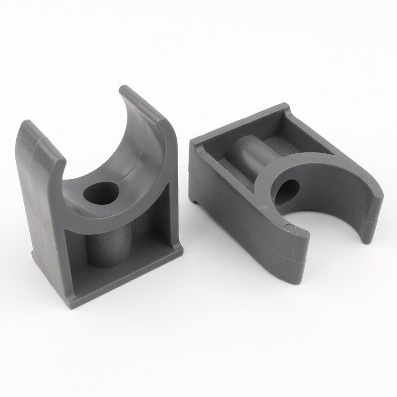 Nuonuowell 3 st/lot  id 20 ~ 50mm pvc rörklämma trädgård mikrobevattning kopplingar u-typ rör rem klämma vattenrör kopplingar