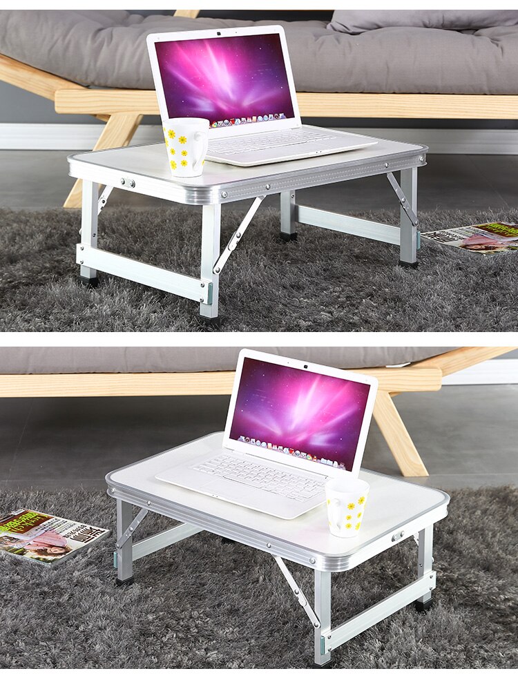 Mesa plegable portátil grande para exteriores para coche, mesa de ordenador portátil para el hogar