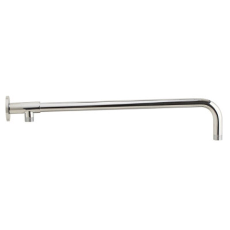 Shower Head Extension Arm Fixed Pipe Shower Set Wall Mounted Chrome Plated Shower Arm for Home Bathroom Shower Accessories: Base Arm 40cm