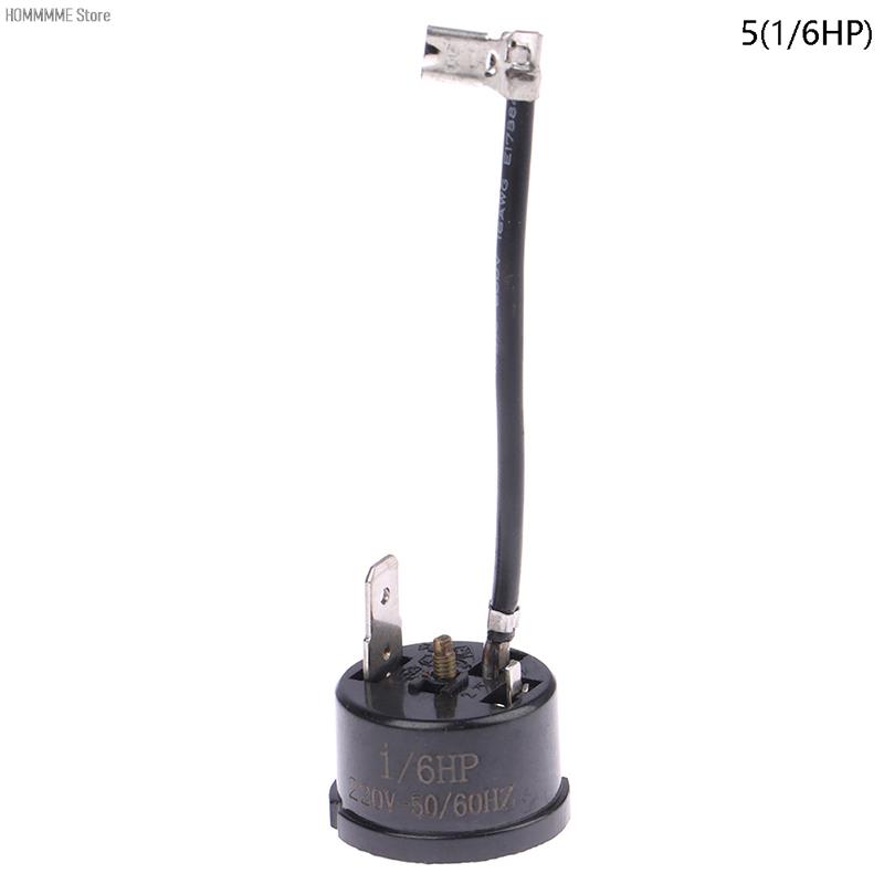 1PC 1/2 1/3 1/4 1/5 1/6HP compressore frigorifero protezione termica da sovraccarico PTC relè di avvio congelatore parte di ricambio calda: M.
