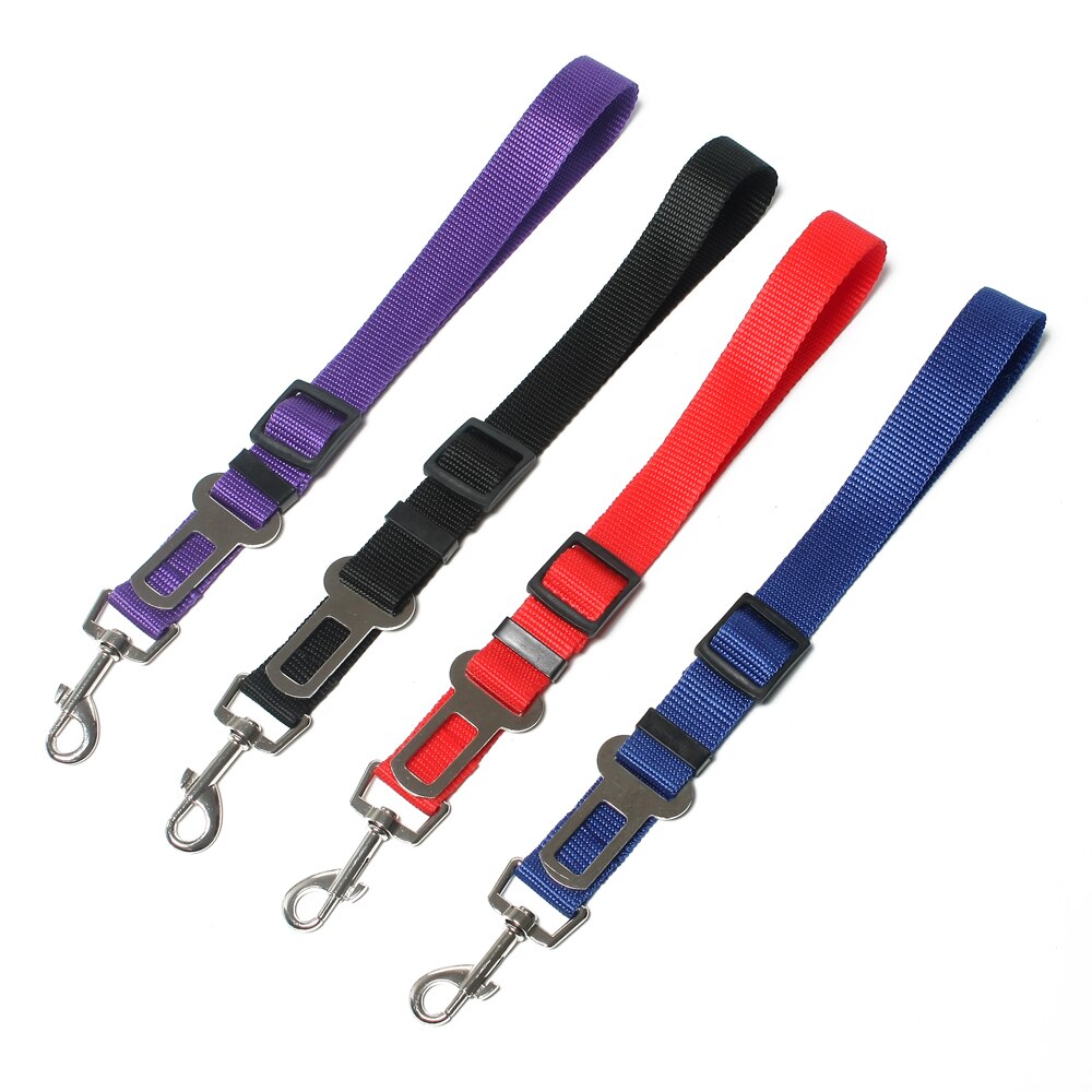 Voertuig Auto Huisdieren Puppy Seat Lead Leash Hond Harnas Voertuig Gordel Dierbenodigdheden Reizen Clip Verstelbare Pet Dog Veiligheid Seat riem