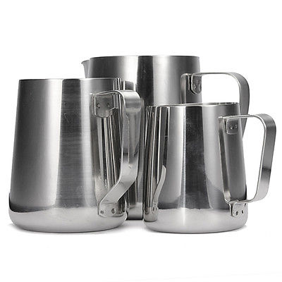 1 stk kaffekande køkkenhåndværk espresso 150ml-1000ml rustfrit stål kaffeskummende mælke latte kande tr