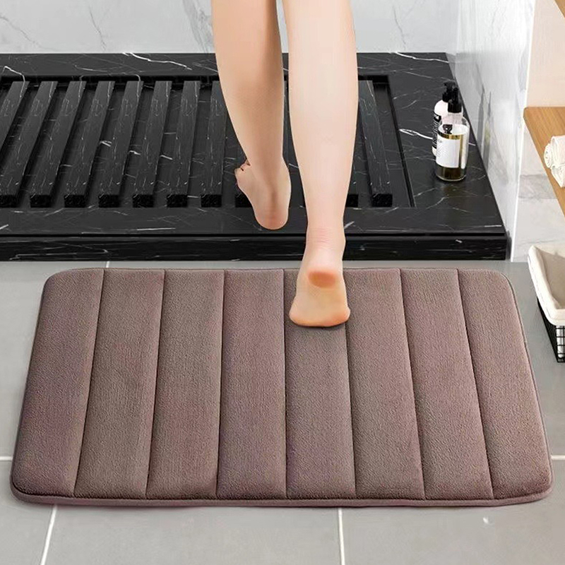 60 x 40cm badrums halkfri matta snabb vattenabsorberande matta mjuka badrumsmattor toalettgolvmatta heminredning