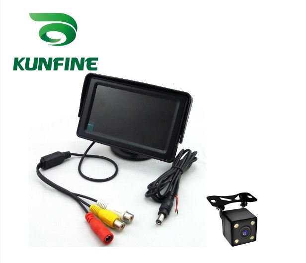 Car Styling 4.3 Inch TFT LCD Screen Car Monitor Display with wifi Rearview Reverse Backup Camera Car TV Display: Monitor and Cam