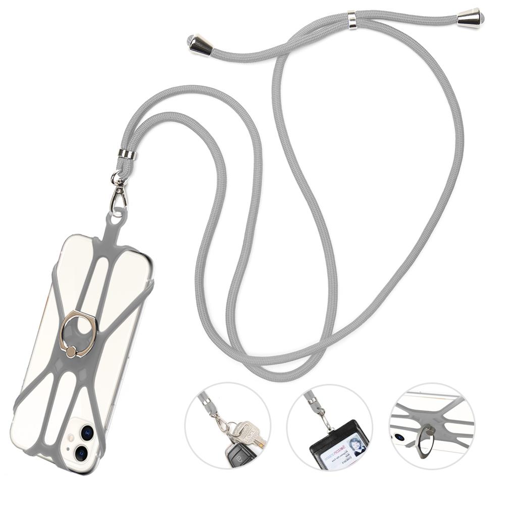 Correa de teléfono móvil bandolera ajustable correas y cordones para el cuello para las llaves de tarjeta de identificación de sujección de insignia y USB bricolaje Nylon colgar correa de llavero