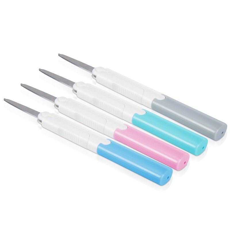 Kjærlighet fra 1 stk / mye saks søt bærbar saks manuell klasse student fargesnitt med saks som kan brettes sammen