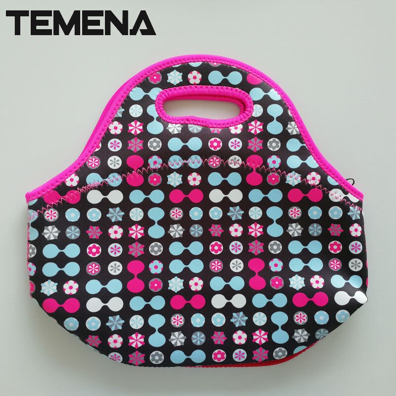 neoprene thermal insulated portable lunch bag women kids baby casual bags box tote waterproof food container ALB394M