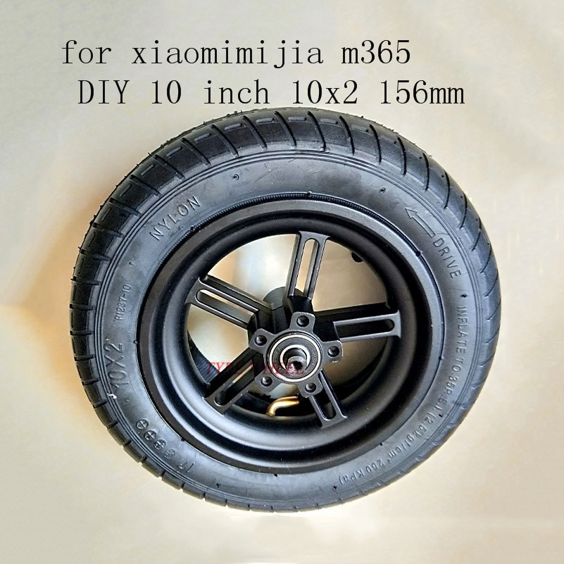 10 tommer xiaomi mijia  m365 elektrisk scooter dæk 10 x 2 tommer hjul dæk inflation hjul dæk dæk hjul til xiaomi  m365 scooter