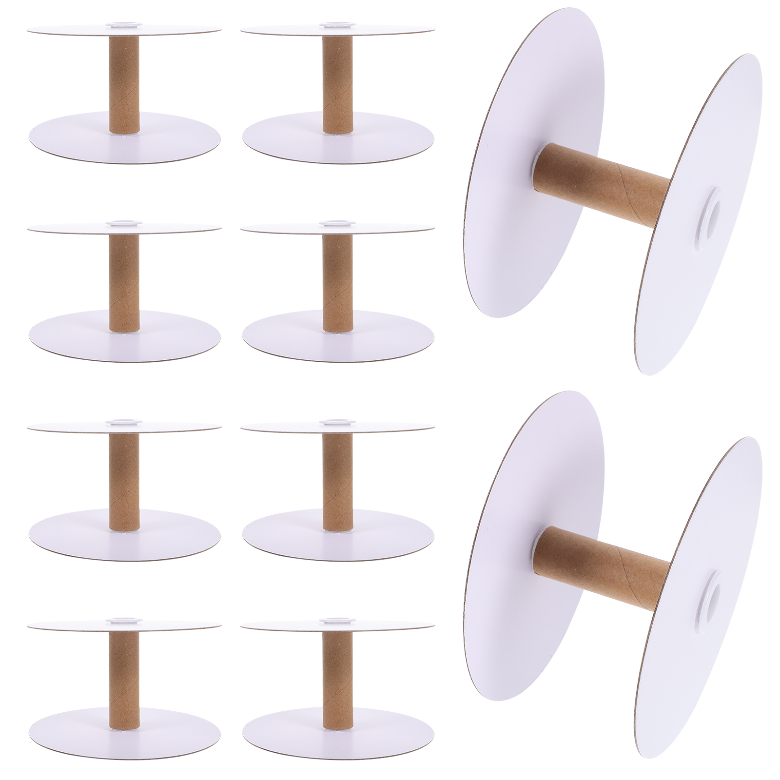 10-teilige Spule, praktische Webspulen, Basteln, Häkelgarn, Nähspulen für DIY-Papier, Stickerei