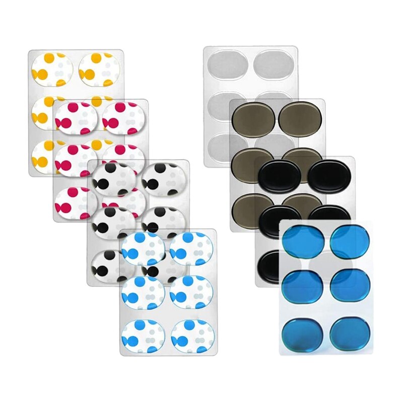 48 stuks drumdempers, siliconen drumdempers, dempers, gelpads, zelfklevende elektronische drumpads voor drumtoonregeling: Default Title