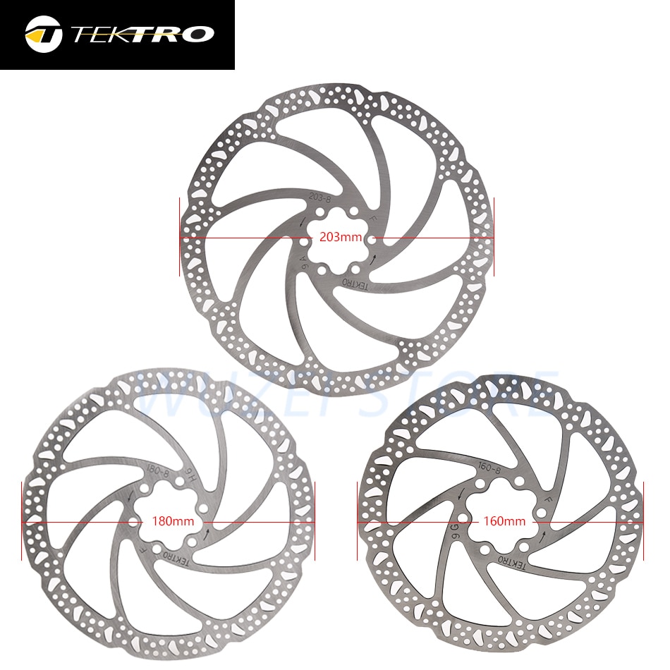 Tektro Fiets Rotor 160Mm 180Mm 203Mm Mountainbike Hydraulische Remschijven Boxed Voor Mtb Road Opvouwbare fietsen