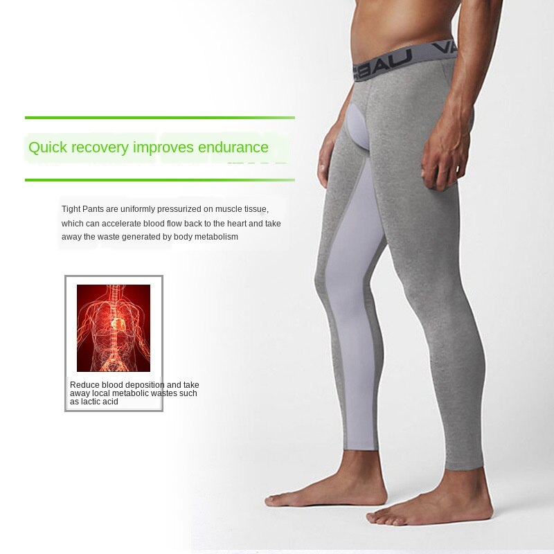 Sports Pants Men's Basketball Running Compression Slim Fit Fitness Pants Outdoor Sports Elastic Quick-Dry Pants