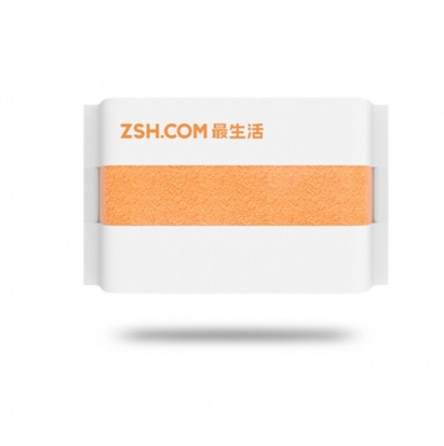 Xiaomi ZSH Towel 100% Cotton Super Absorption Water Wipe Towels Polygiene Antibacterial Baby Supple Smooth Antibacterial towel: Orange