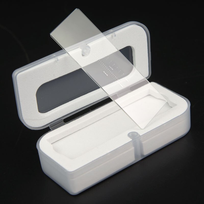 Multifunctional Metric-inch Micrometer Graticule Calibration Slide Optical Microscope Reticle Ruler High Accuracy