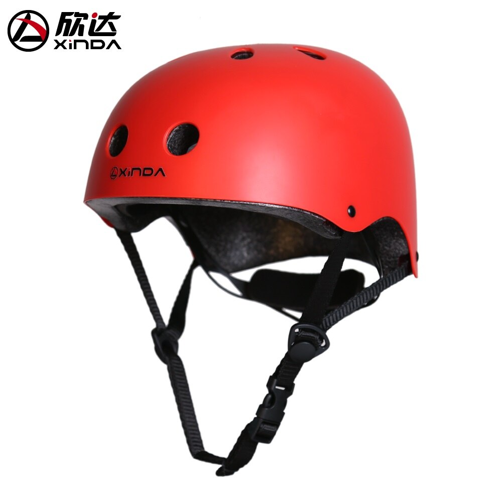 Xinda OutwardBound Helmet Safety Protect Helmet Outdoor Camping &amp; Hiking Riding Helmet Child Protective Equipment: Red / S