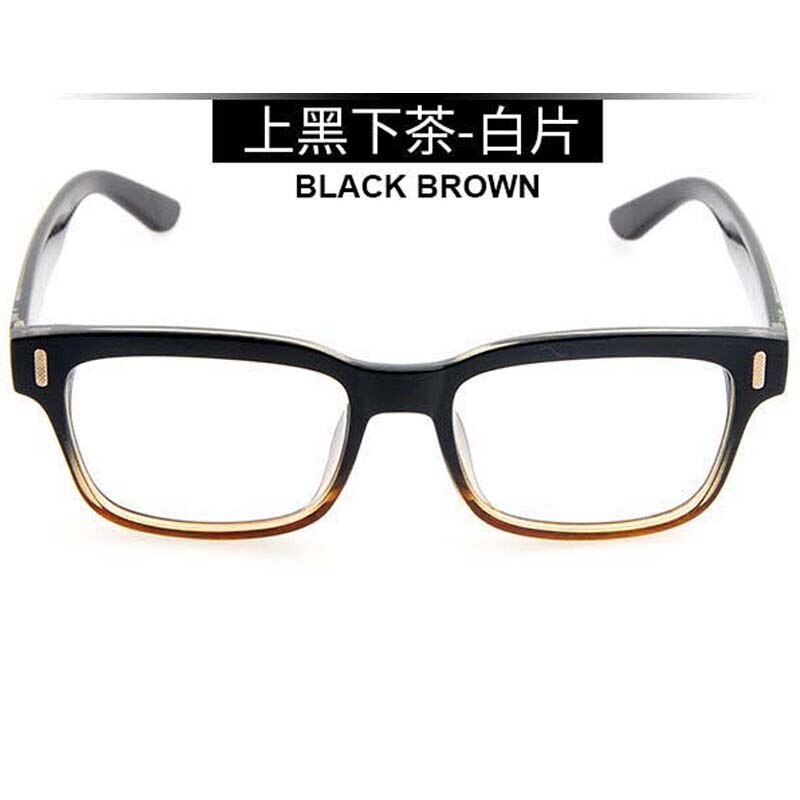 Blue Ray Computer Glasses Men Screen Radiation Eyewear Brand Office Gaming Blue Light Goggle UV Blocking Eye Spectacles: Black Brown
