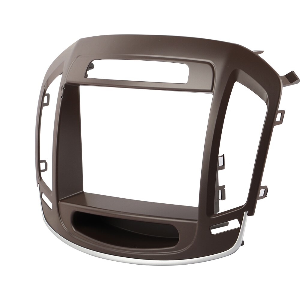 Black/Brown ABS Plastic Trim Facia Frame For Buick Regal Refit Car Android Radio Navigator DVD Mounting Dashboard