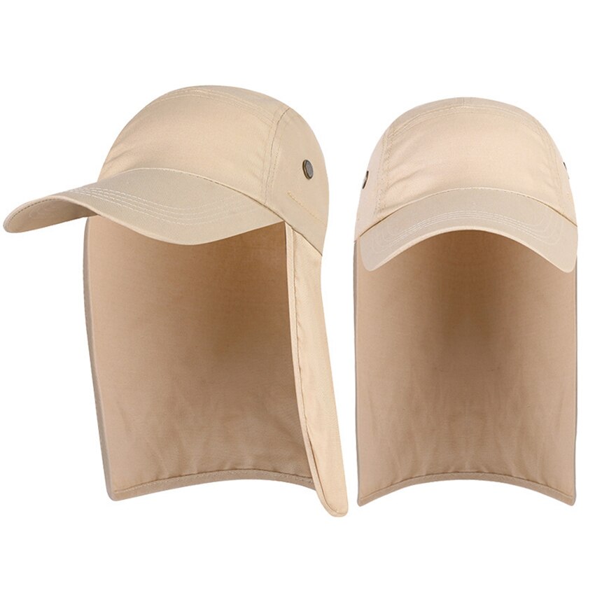 Sun Protection Cap Baseball Cap Fishing Hat with Neck Flap, Fishing Hat Sun Cap Breathable Outdoor Hiking Hat for Camping