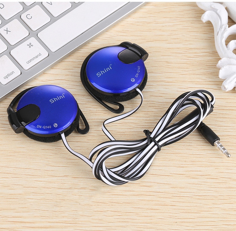 Sport stereo hoofdtelefoon 3.5mm headset oorhaak bas oortelefoon voor  mp3 computer mobiele telefoon telefoon voor xiaomi iphone samsung