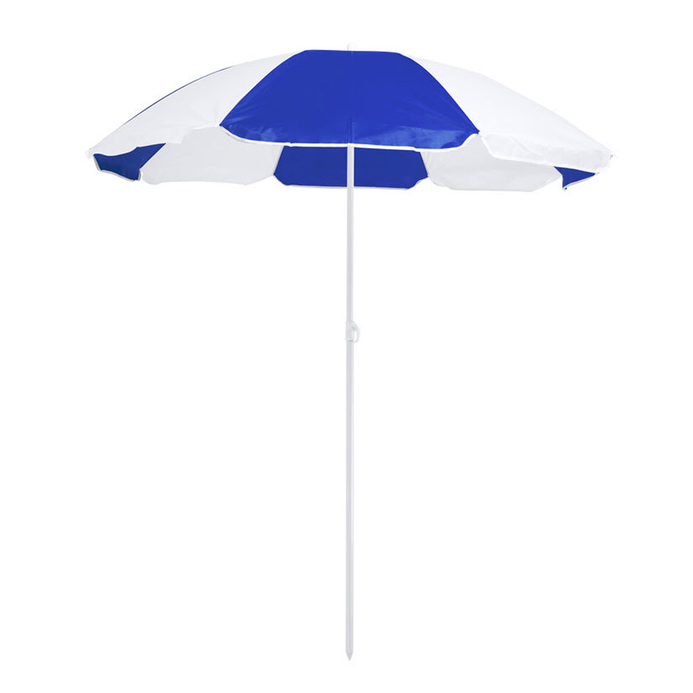 Sombrilla playa, Nylon, metall, bicolor, resistente, portatil, funda, einstellbar, diametro 150cm, sombrilla playa, sombrilllas