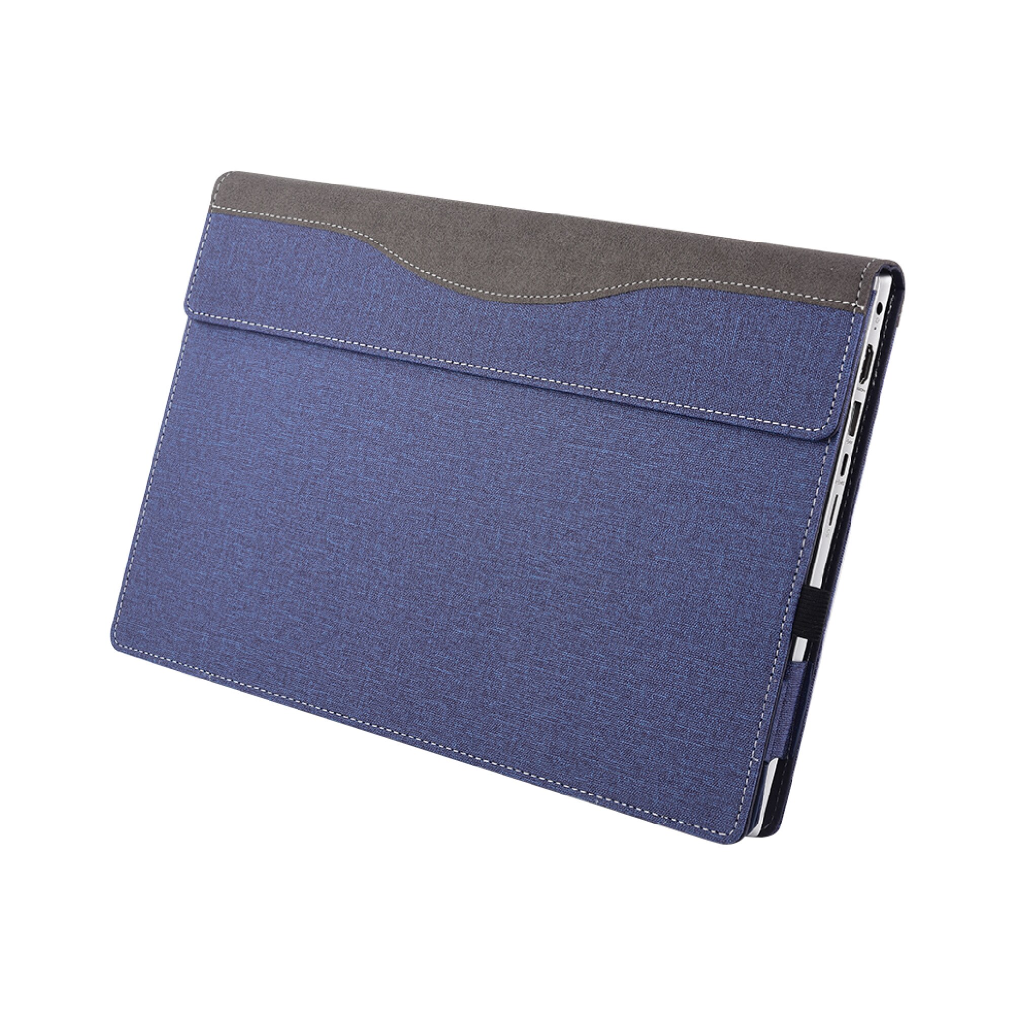 Hülle für HP Pavillon x360 Cabrio, Modell 14-ek, Serie 35,6 cm (14 Zoll), Laptop-Hülle, unisex, tragbar, PU-Leder, Schutzhülle,: hell Blau