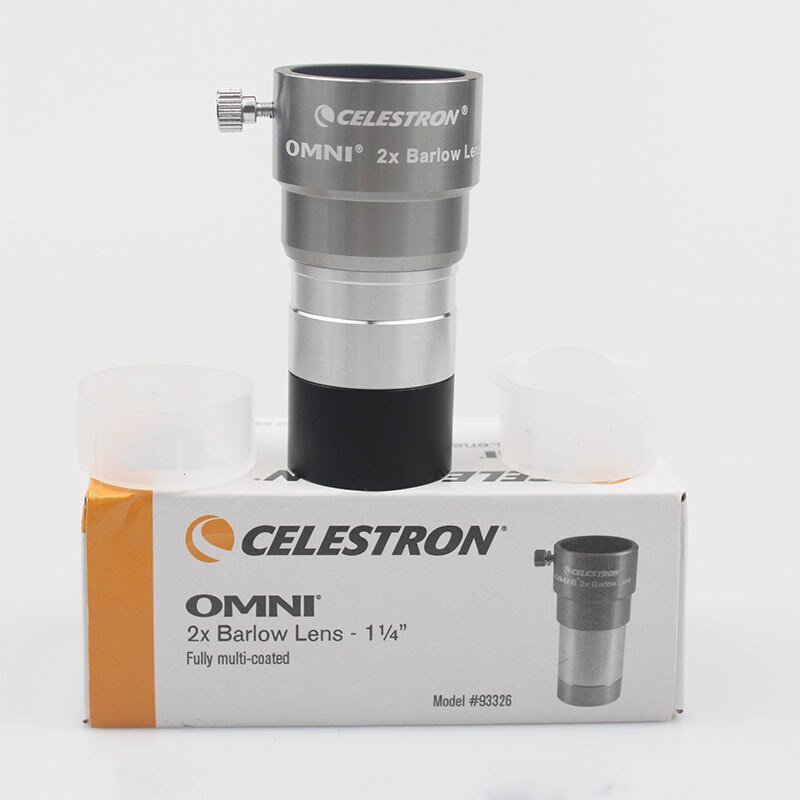 Celestron 1.25" Omni 2x Barlow Lens Achromatic By Magnification Eyepiece Astronomical Telescope Eyepiece Parts