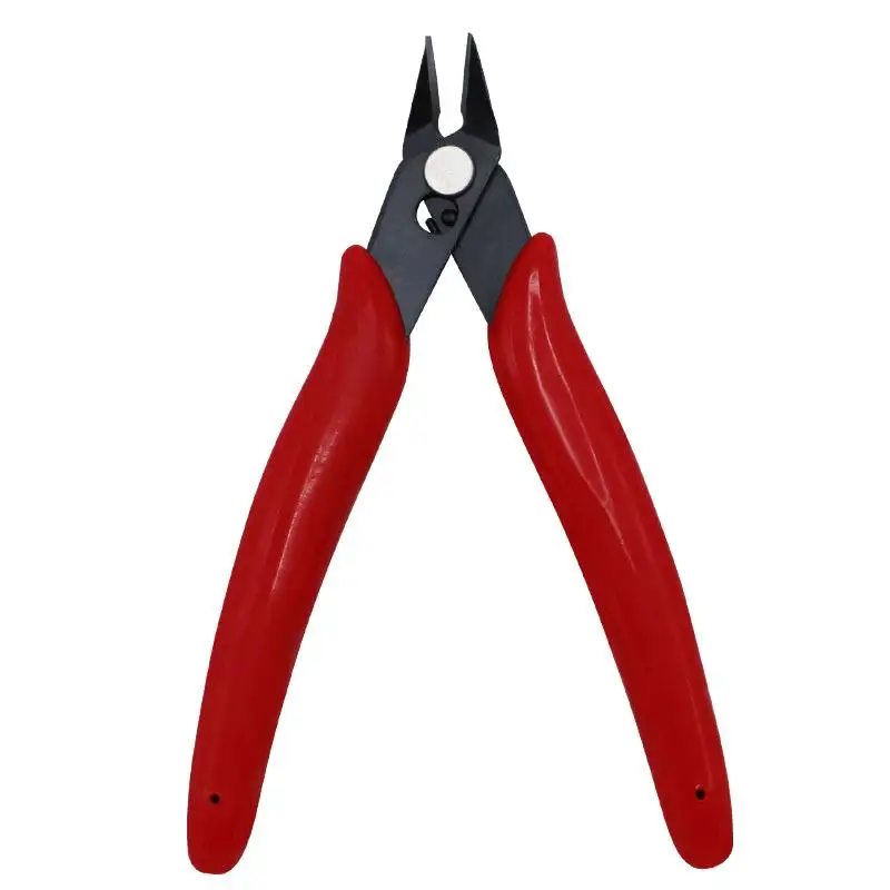 170-draadknipper DIY-trimmer Diagonale zijkniptang Kabeltang Mini Rood Blauw Tang Knipt Flush Nipper Draadtrimmer Handgereedschap: green