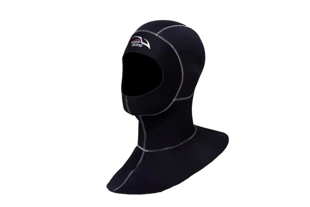 Blijf duiken 3mm neopreen duikkap met schouder snorkeluitrusting hoed muts winter zwemmen warm wetsuit speervissen
