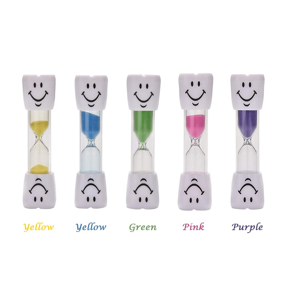 Smiling Face Hourglass Sand Clock for Cooking Brushing Teeth Sands Timer Sandglass Children Kids Desktop Ornaments