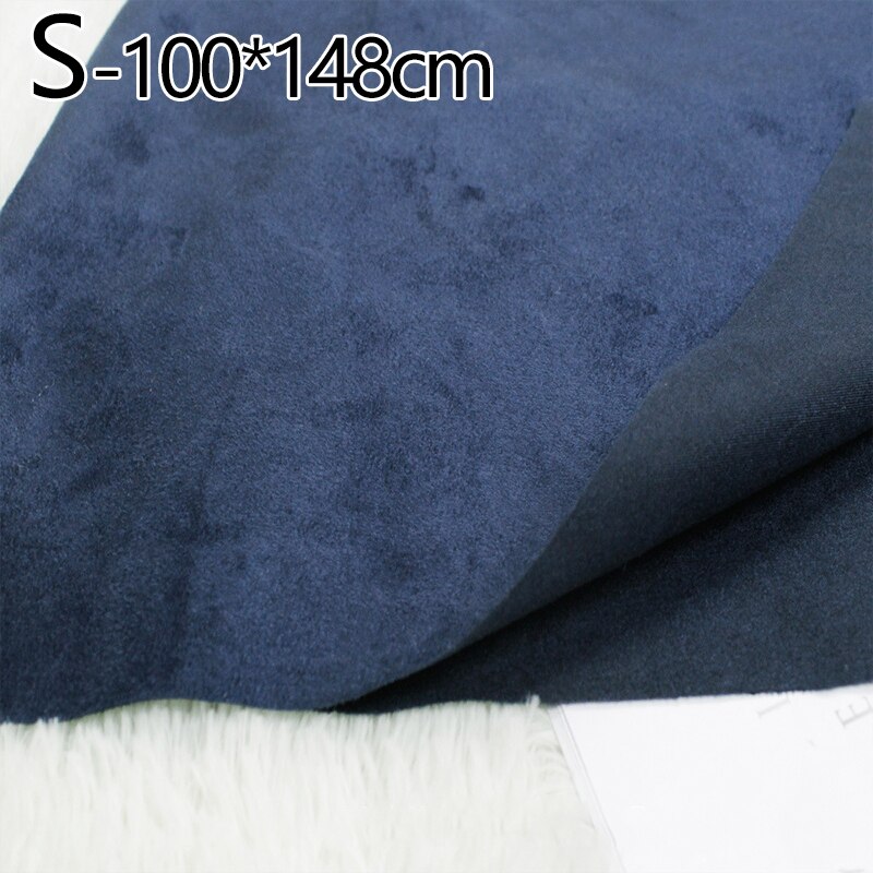 Tissu en Faux cuir suédé synthétique imperméable, 100x148cm, pour vêtement, bricolage, matériel de couture: 19