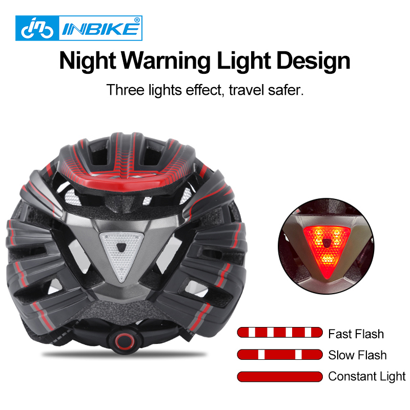 Inbike Fahrrad helme für Männer mit Lichtern Ultraleichtes Fahren Ich bin Freien Magnet brille Helm Fahrrad Helm Mann Fahrrad zubehör