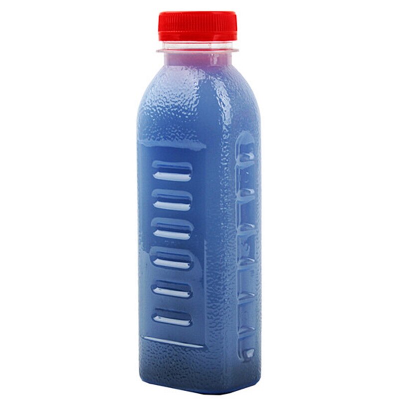 Botellas Vacías de plástico desechables, botellas transparentes con escala, 400Ml, 10 Uds.