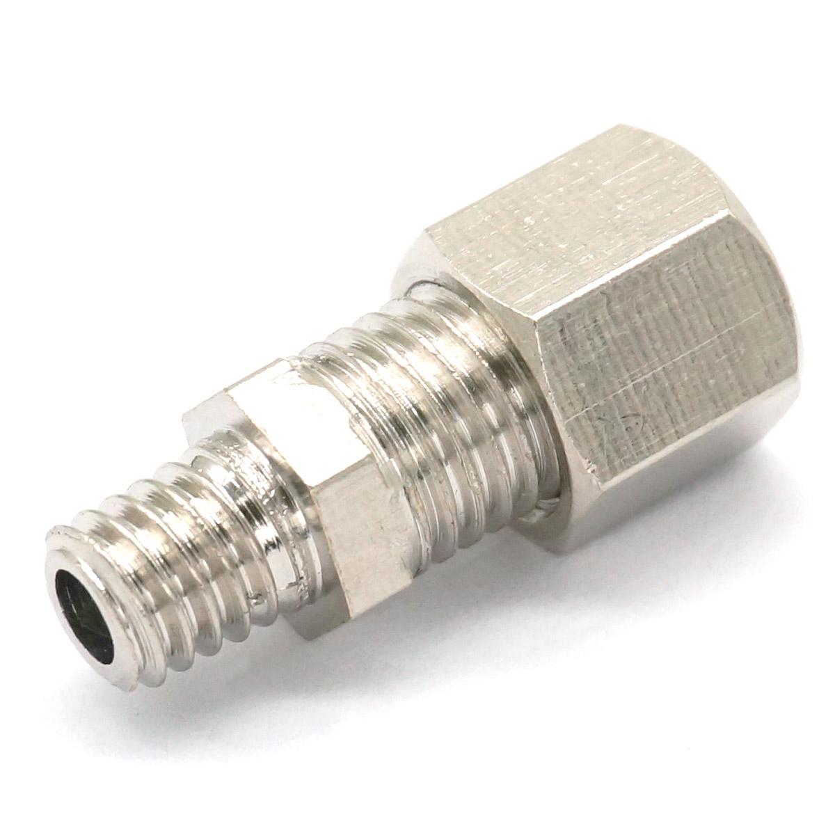 5pcs M6 Metric Male Thread Brass Fit 4mm OD Tube Coupler Adapter Connector Compression fitting For Tubing