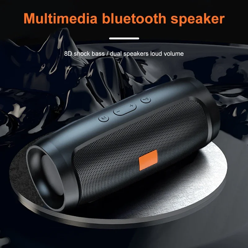 TF USB Bluetooth-luidspreker Dubbele luidspreker Stereo Buiten Tfusb Afspelen Fm Spraakuitzending Draagbare subwoofer Draadloze luidspreker