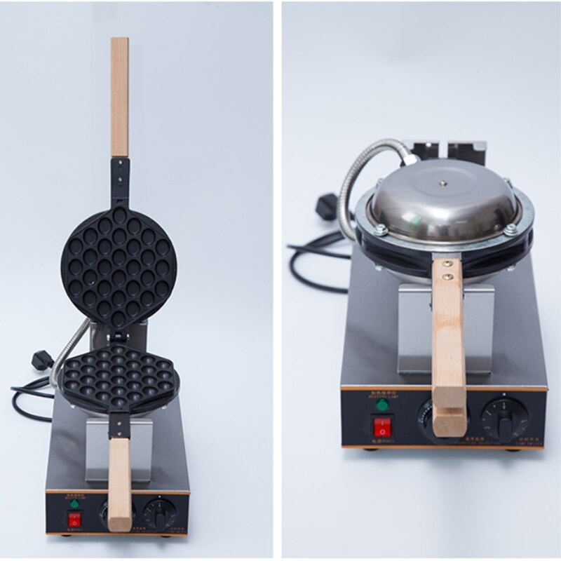 Commercial Electric Chinese Hong Kong Eggettes Waffle Maker Puff Cake Waffle Iron Maker Machine Bubble Egg Cake Oven