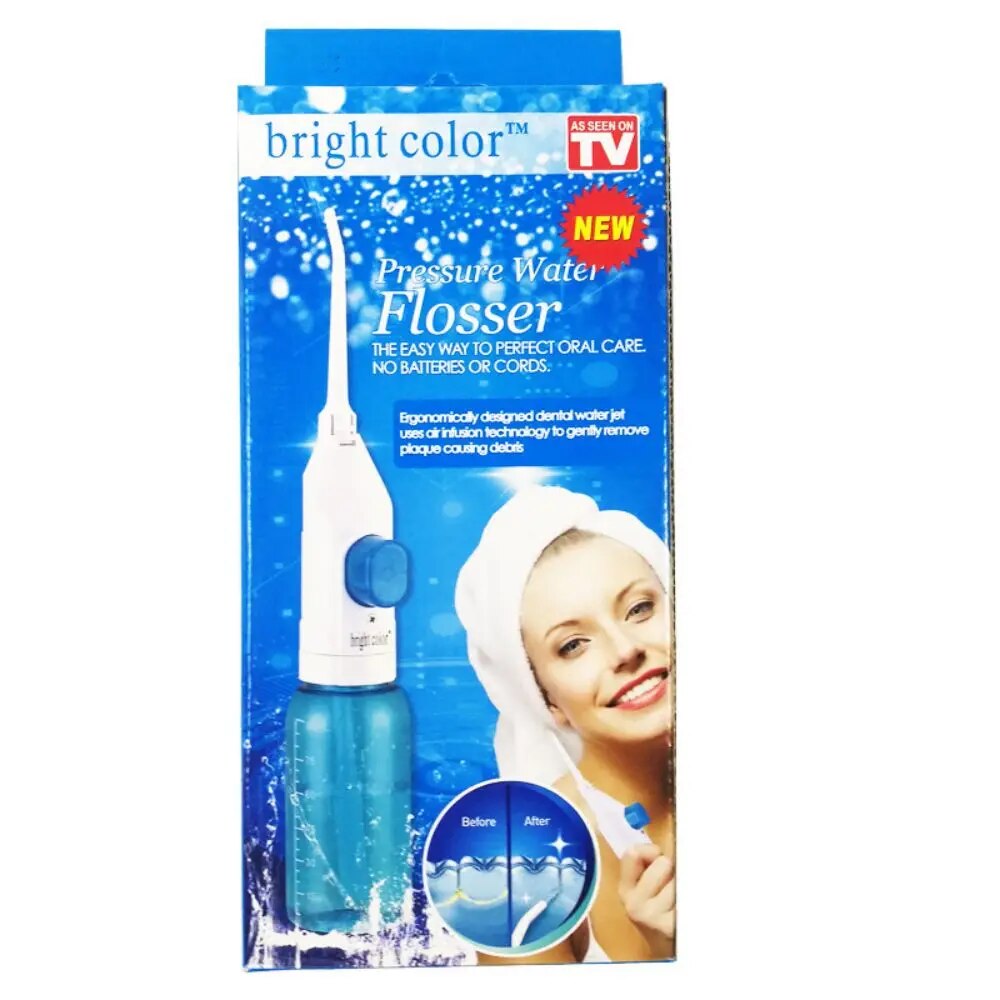Manual Home Portable Flosser Nose Wash Dual Purpose Tartar & Calculus Cleaning Dental Scaler Oral Cleaning Scaler: Default Title