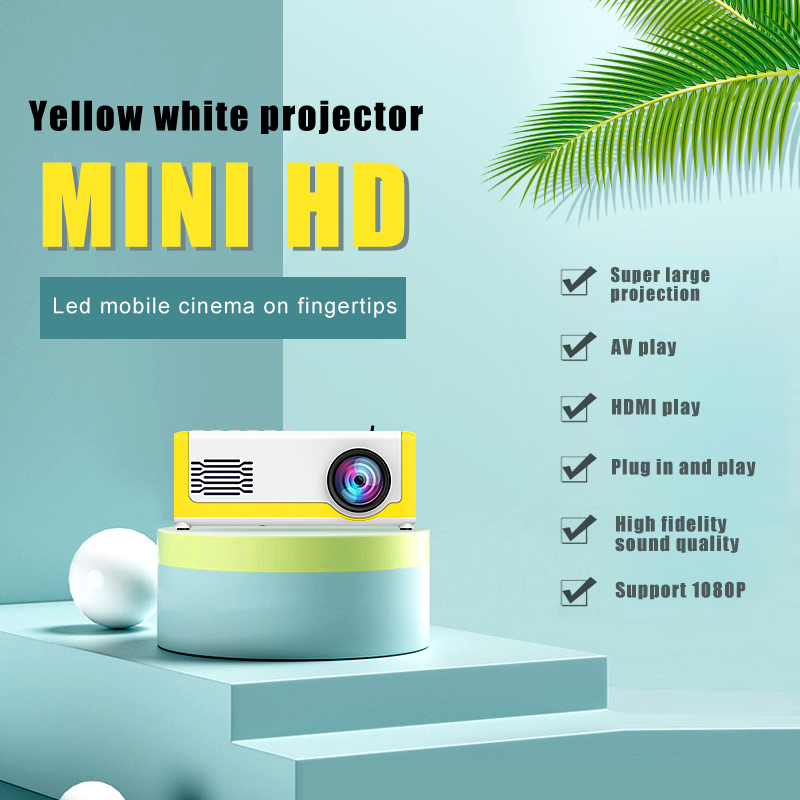 Mini LED Projector High-definition LCD Portable Mobile Phone Home Projector PUO88