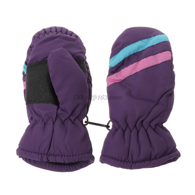 Alta qualidade 2-5y bebê mitten inverno crianças meninos meninas ao ar livre luvas quentes à prova de vento à prova dwindproof água