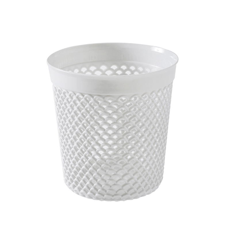 Desktop Pen Holder Office School Storage Case Plastic Pen Box Desk Pencil Organizer White Grey Makeup Brush Storage #30: A