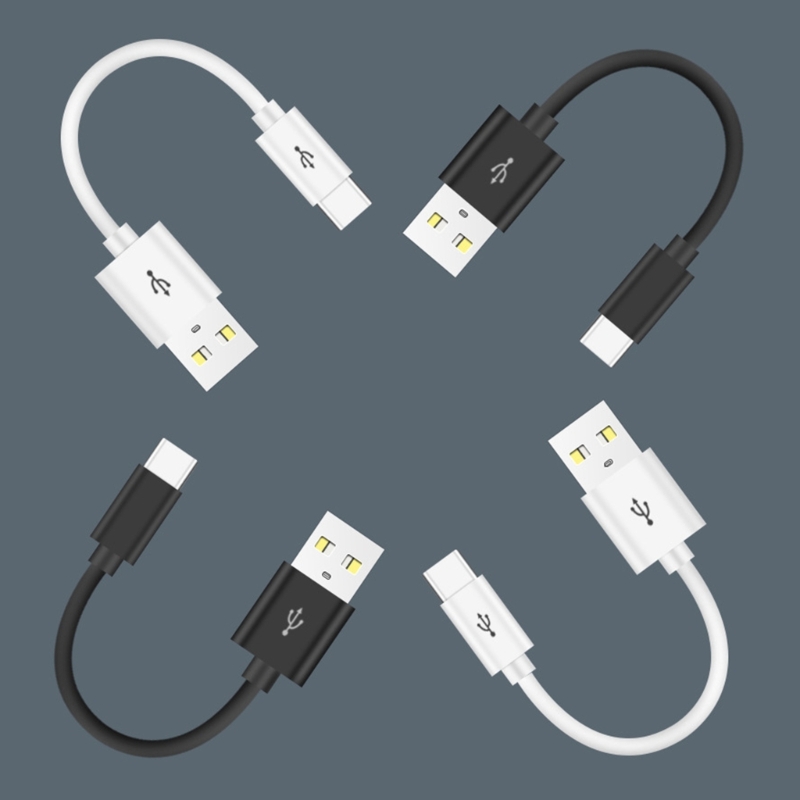 Câble USB vers Type-C court, charge haute vitesse, prise en charge du transfert de données pour téléphone, série 15 Smartphones, 10cm