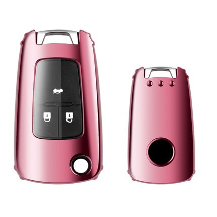 TPU Car Key Protection Case Key Cover Shell For Chevrolet Camaro Cruze Equinox Impala Malibu GMC Terrain Buick LaCrosse: A-pink