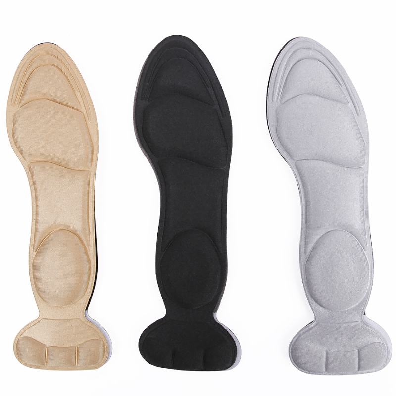 2 pezzi sottopiede inserti tallone Post posteriore traspirante antiscivolo per tacco alto inserto per scarpe protezione solette per scarpe solette in Memory Foam