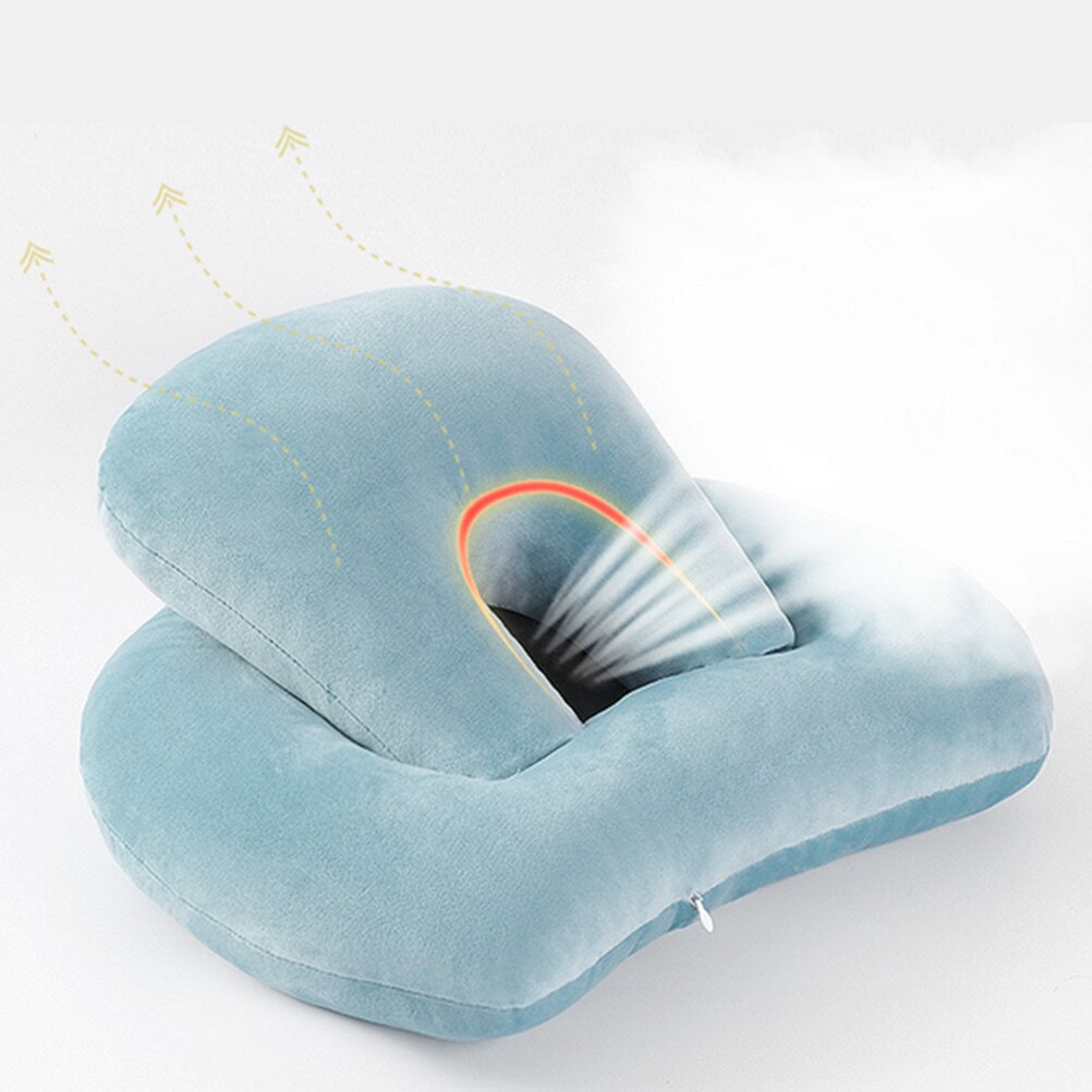 Octopus Hollow Napping Pillow Office Sleepy Pillow Travel Pillow Neck Protection Pillow Back Support Rest Memory Cotton Pillow