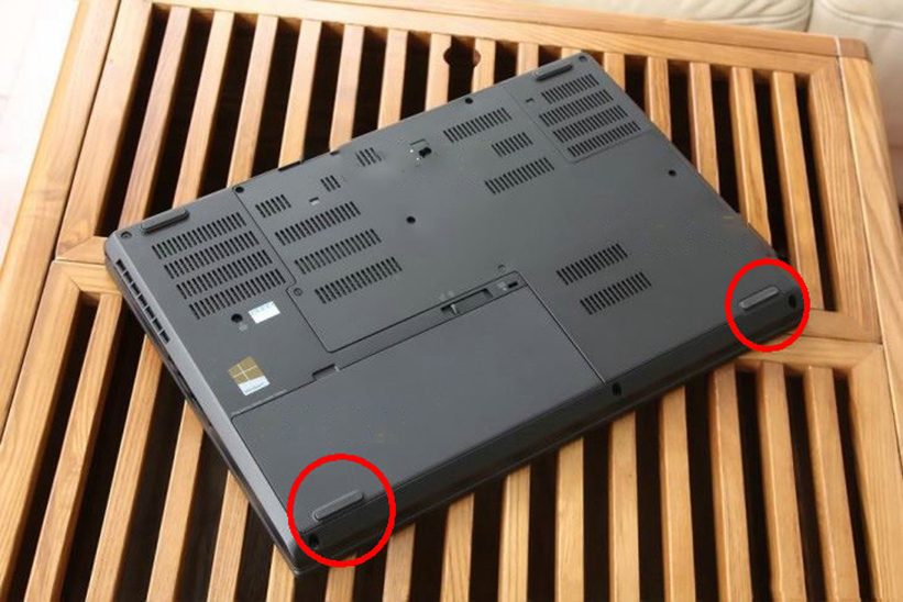 Laptop rubber feet for Lenovo Thinkpad P50 P51 P52 bottom shell rubber pad non-slip mat
