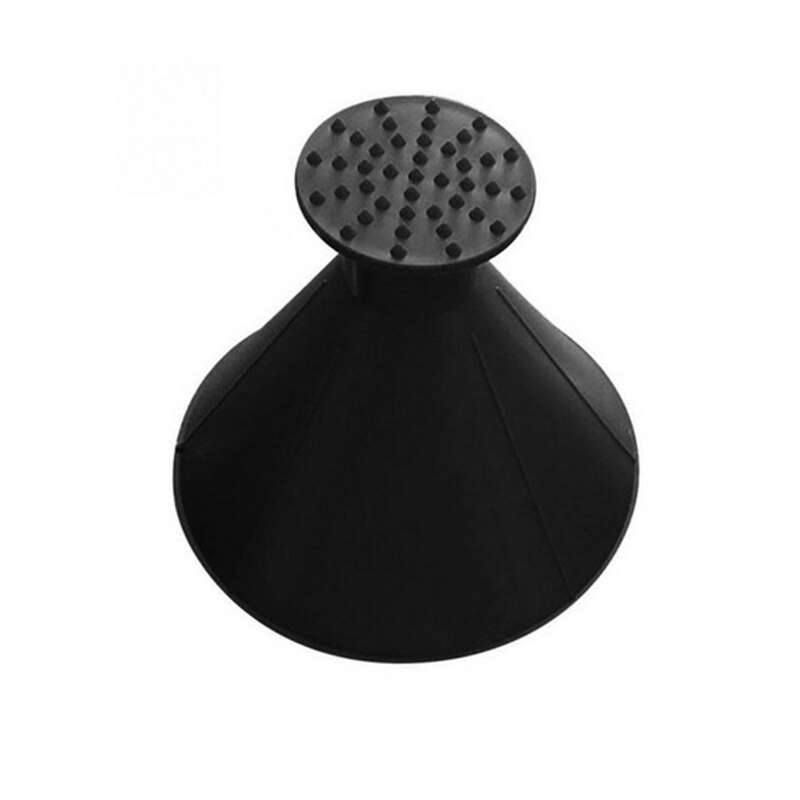Auto Ijskrabber Sneeuw Remover Schop Voorruit Ontdooien Verwijderen Automotive Tool Winter Auto Trechter Vorm Sneeuw Clear Tool: Black