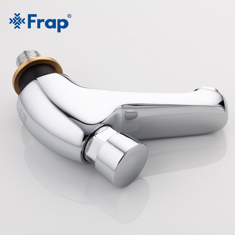 Frap Messing wastafel kraan Vertraging Enkele seconden 2 Gedoseerde Openbare Wc Touch Druk Auto Zelfsluitende Water Saving Kranen f520