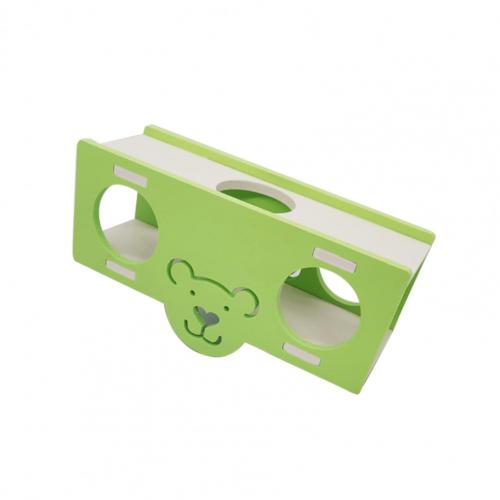 Doskonała huśtawka chomika zabawna łatwa w montażu zabawka chomika premia DIY: zielony