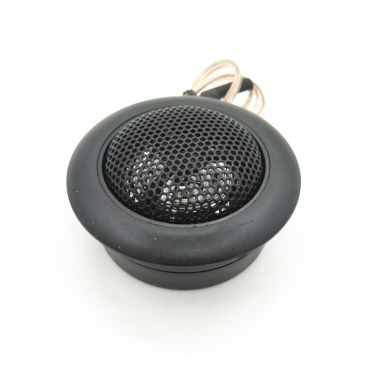 1 Pair 1" Silk Dome Car Tweeters Full Set Wide Frequency Range Small Treble Head 4 Ohm High Efficiency 40W RMS Cars Speaker